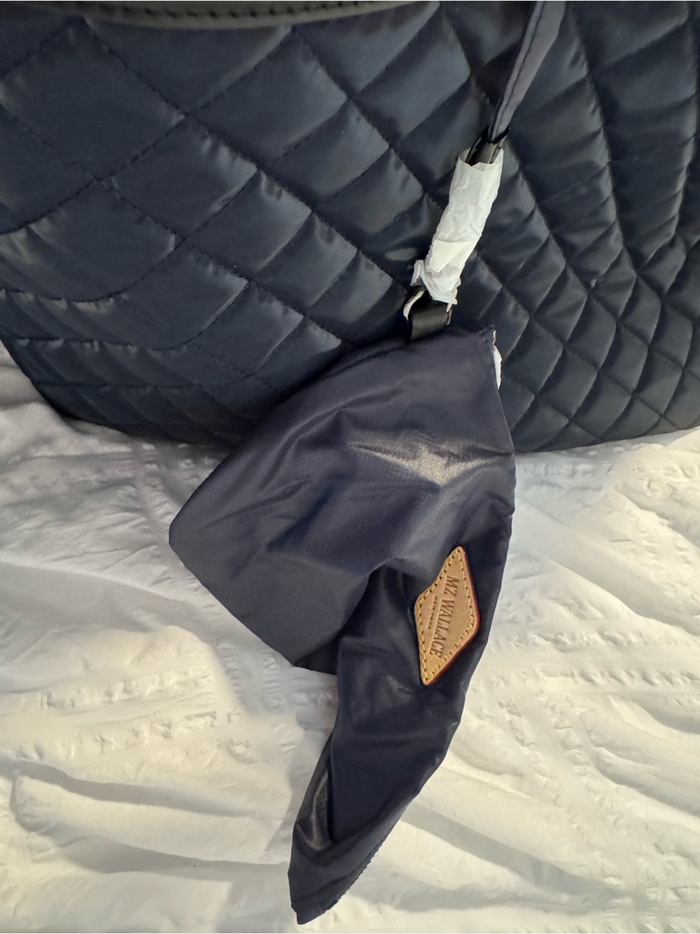 MZ Wallace Astor East West Tote in Midnight Ink - Picture 6 of 12